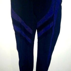 Zyia active  black / dark blue legging size 4
